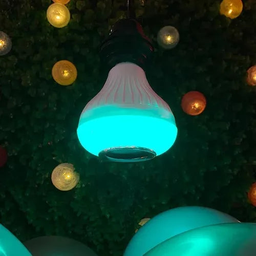 Lâmpada Com Som Via Bluetooth