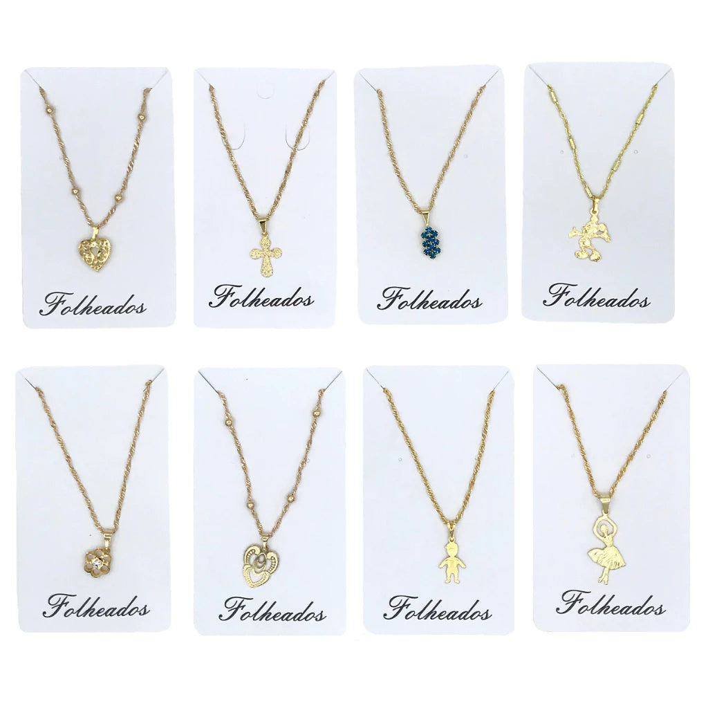 Kit 50 Colar Corrente Feminino