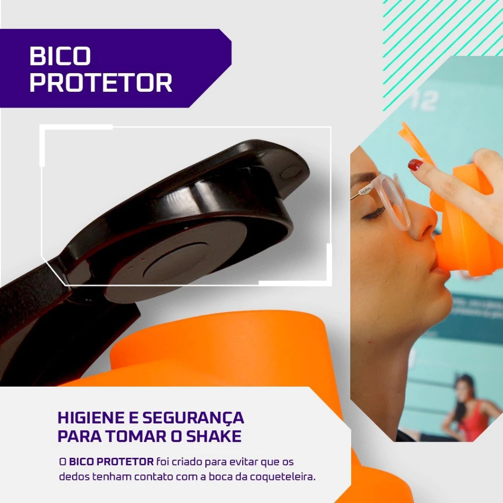 Kit 10 Coqueteleira 600ml Academia