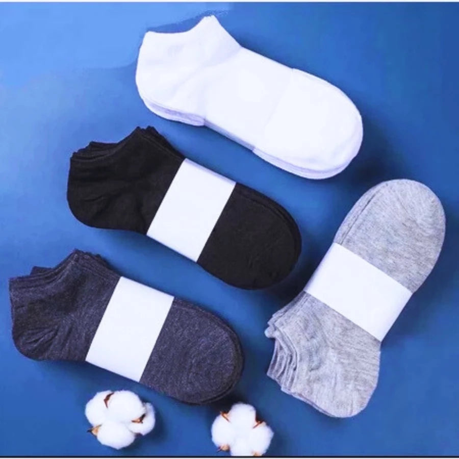 Kit 15 Pares de Meias Soquete Unissex Cano Curto