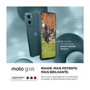 Smartphone Motorola Moto G05 256GB, 4G LTE, 12GB RAM Boost*, Camera 50MP, AI, Tela 6.7" - Verde