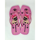30 Pares Chinelos Feminino Quadrado Sandalía