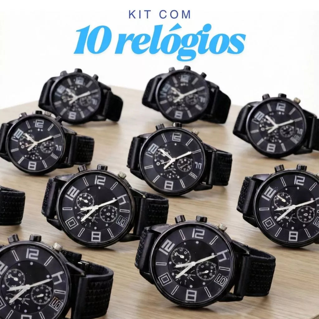 10 Relógios De Pulso Unissex