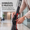 Patinete Elétrico 350W com Amortecedor e App GPS Bateria Recarregável Dobrável Super Autonomia para adultos até 150kg