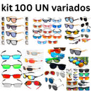 Kit 100 Unidade Oculos de Sol Variados Muitos modelos Atacado