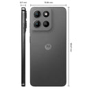 Smartphone Moto G15 256GB Grafite Vegan Leather Tela 6.7 Câmera Dupla 50MP Selfie 8MP Dual Chip Android 15 Motorola
