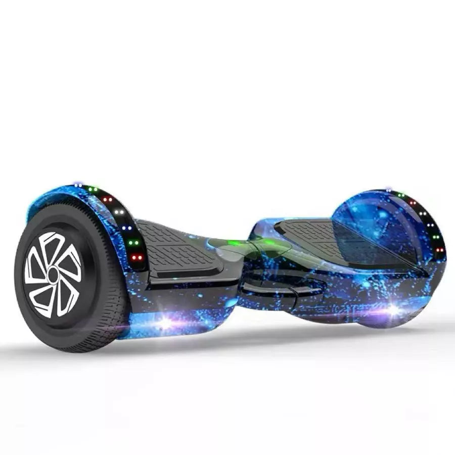 Hoverboard Infantil 6.5" - Skate Elétrico com LED Inteligente Bluetooth e Bateria Forte