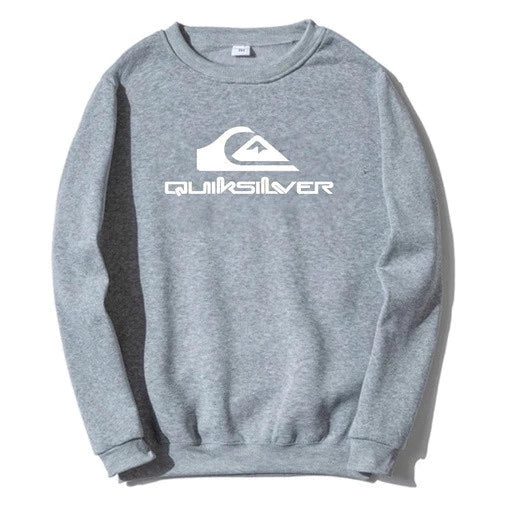 Blusa Moletom Quiksilver Escrita Modelo Unissex Flanelado
