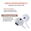 Kit 40 Unidades Fone De Ouvido P2 cx Acrílica Atacado