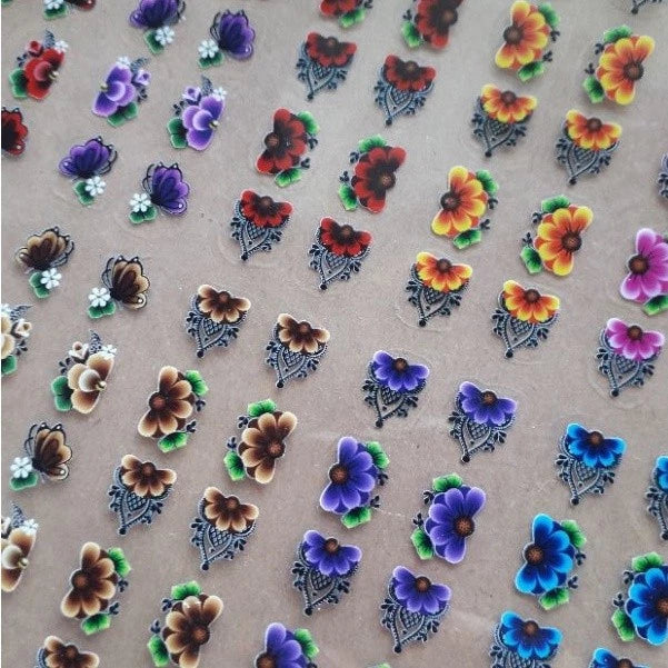 480 Adesivos De Unha 3d Atacado (finalizado) Peliculas De Unhas Decoradas