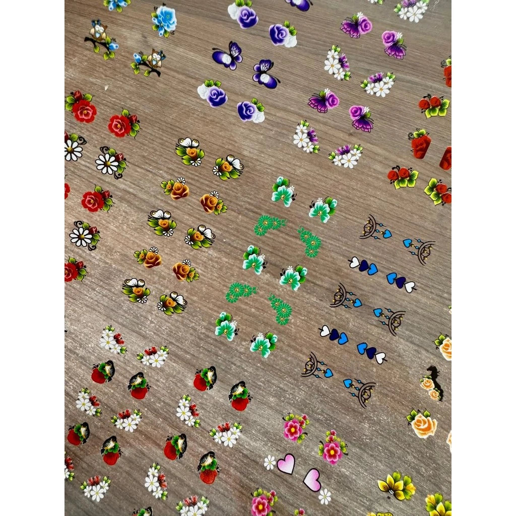 480 Adesivos De Unha 3d Atacado (finalizado) Peliculas De Unhas Decoradas