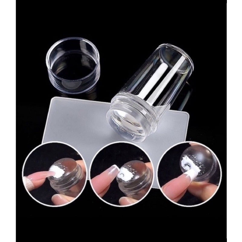 Carimbo De Silicone Para Unhas