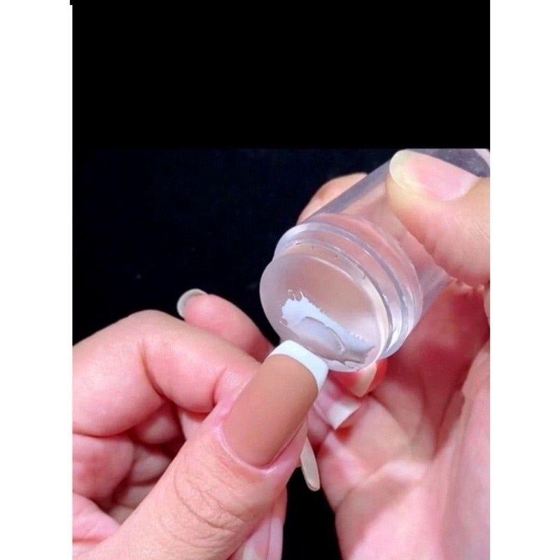 Carimbo De Silicone Para Unhas