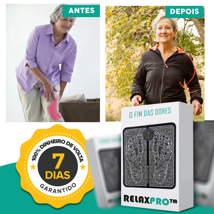Massageador Relax Pro™ - Reduz Dores e Inchaços